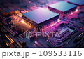 回路基板の半導体イメージ,Generative AI	の動画素材 [109533116]