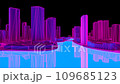 Conceptual 3d illuminated night city 109685123