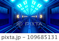A futuristic tunnel in a spaceship. 109685131