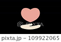 Hands and Heart Video Animation Background Transparent 109922065