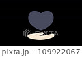 Hands and Heart Video Animation Background Transparent 109922067