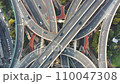 中國上海高速公路鳥瞰圖 110047308