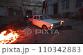 Vandalism. The Riots In The City, Fire. People Break The Car 110342883