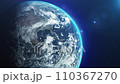 Outer space and Earth (with lens flare) 110367270