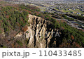 【徳島県阿波市】阿波の土柱　波濤嶽【ドローン空撮】 110433485