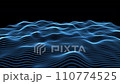 Abstract Digital Wave Motion Background 110774525