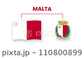 malta animated video raising the flag and Emblem, introduction of the name country high Resolution. malta animated video raising the flag and Emblem, introduction of the name country high Resolution. 110800899