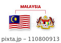 malaysia animated video raising the flag and Emblem, introduction of the name country high Resolution. malaysia animated video raising the flag and Emblem, introduction of the name country high Resolution. 110800913