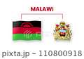 malawi animated video raising the flag and Emblem, introduction of the name country high Resolution. malawi animated video raising the flag and Emblem, introduction of the name country high Resolution. 110800918