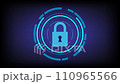 Technology security network protection background, stock video 110965566