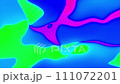 Stylish liquid neon toxic seamless animated background. 111072201