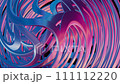 Wonderful 3D animated loop background of holographic colors, offering a mesmerizing and futuristic visual. 111112220