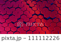 Holographic hexagonal abstract background, gradient from blue to violet, for a modern, visually striking effect. 111112226