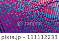 Cubic shapes arranged in a matrix with a 3D twist, forming an abstract and visually intriguing composition. 111112233