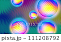 Abstract fantasy magic spheres, fairy tale animated looped amazing glowing colorful spheres. 111208792