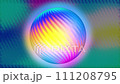 Abstract magical fairy tale animated glowing circular sphere, festive multicolored stylish looped modern animation. 111208795