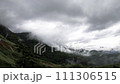Timelapse movement of clouds over mountain.,Fog and clouds curl on the forest covered slopes of the mountain , Thailand. 111306515