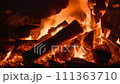 Night movement of the bonfire 111363710
