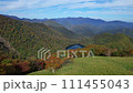 Heart-shaped Lake Toyoni in autumn (photographed from along the ridge) 01 111455043