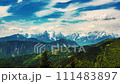Timelapse of clouds over Triglav mountains 111483897