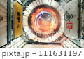 The Station in Flames. This dramatic reveals a space station engulfed in fire and smoke, a stark reminder of the challenges of space exploration. The animation is suitable for space travel backgrounds 111631197