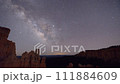 布萊斯峽谷國家公園奇怪的岩石周圍的星空時間流逝 111884609