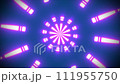 Fantastic modern creative stylish bright neon glowing futuristic background. 111955750