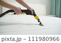 Mattress dry cleaning using a professional machine and chemicals 111980966