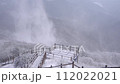 Slow Motion Landscape of Snow Covered Trees in Sobaeksan National Park. 112022021