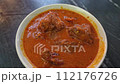 Close-up view of the Indian food chicken tikka masala  112176726