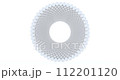 回転する抽象的なオブジェクトのループアニメーション 112201120