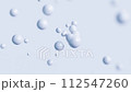 白い球体が溶けている模様 112547260