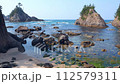鳥取縣浦富海岸春天的風景 鳥取縣浦富海岸春天的風景 112579311