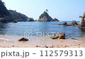 鳥取縣浦富海岸春天的風景 鳥取縣浦富海岸春天的風景 112579313