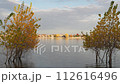 fall sunset scenery in Boyd Lake State Park in Loveland, Colorado with a light breeze 112616496
