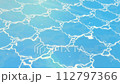 The water surface sparkles and sways as the light shines through it. Anime touch. 112797366