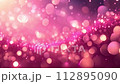 バックグラウンド用（ピンクの光） 112895090