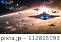 地球にたどり着いたUFO艦隊 112895093