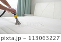Dry cleaning of the mattress at home. General cleaning, mattress cleaning 113063227