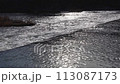 Sparkling river water surface 113087173