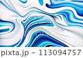 AI-generated content. Slow motion abstract background. Blue and white motion backgrounds. Calm colors. Abstract video can use in vertical position. Live wallpaper best for yours video opener 113094757