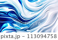 AI-generated content. Slow motion abstract background. Blue and white motion backgrounds. Calm colors. Abstract video can use in vertical position. Live wallpaper best for yours video opener, cover 113094758