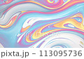 AI-generated content. Slow motion holographic background. Blue, white, pink motion abstract backgrounds. Video can use in vertical position. Live wallpaper best for yours video cover, intro, opener 113095736