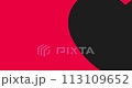 Wedding invitation from red background with heart shaped blank space for your text. Animated background for Valentine's Day and Wedding invitation. 113109652