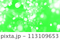 Glowing bokeh effect on green screen background. 113109653