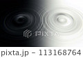 黑白的波紋 113168764