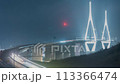 気仙沼湾横断橋 夜景 タイムラプス 113366474