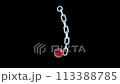 Natural chain movement due to gravity 113388785