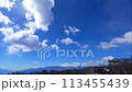 [Timelapse] Blue skies and clouds over the Kiyosato Plateau in winter [Yamanashi Prefecture] 113455439