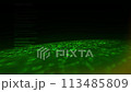 Futuristic interface animation of running code in virtual space.Abstract digital background. 113485809